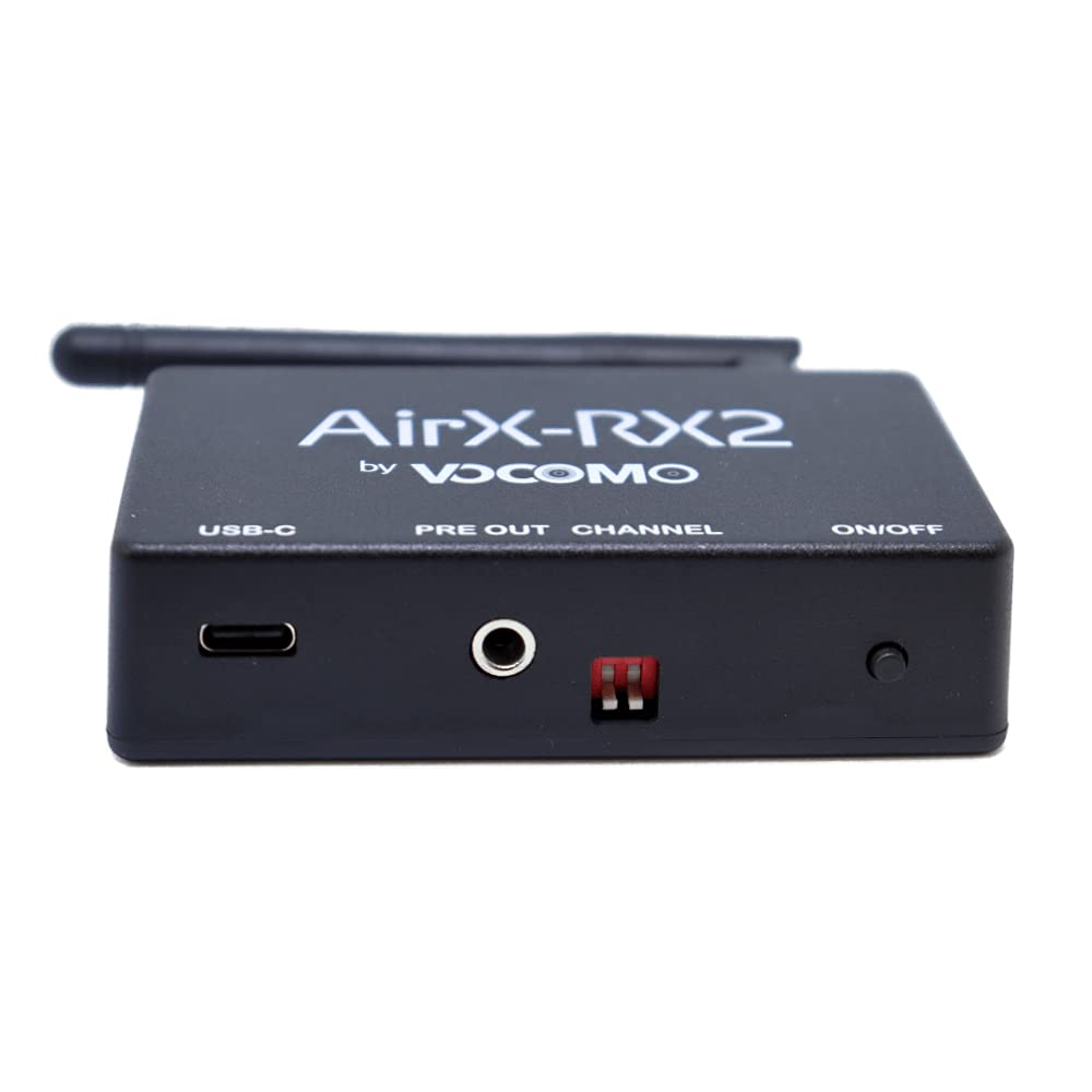 VOCOMO AirX-SubKit Hires Audio-Funksystem für Subwoofer und Aktivlautsprecher im 5.1 Heimkino