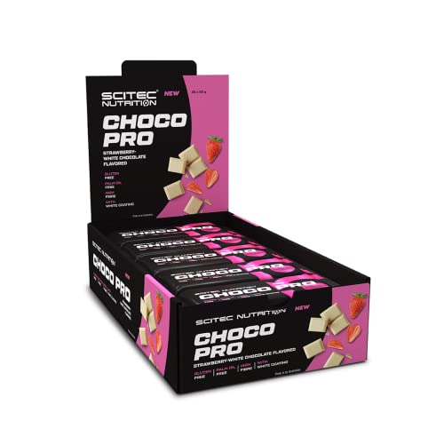 Barre protéinée sans gluten Choco Pro Scitec Nutrition riche en fibres