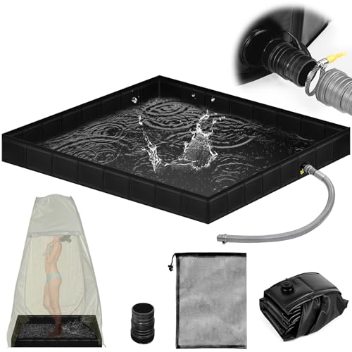Tottist Upgraded Portable Shower Pan 41
