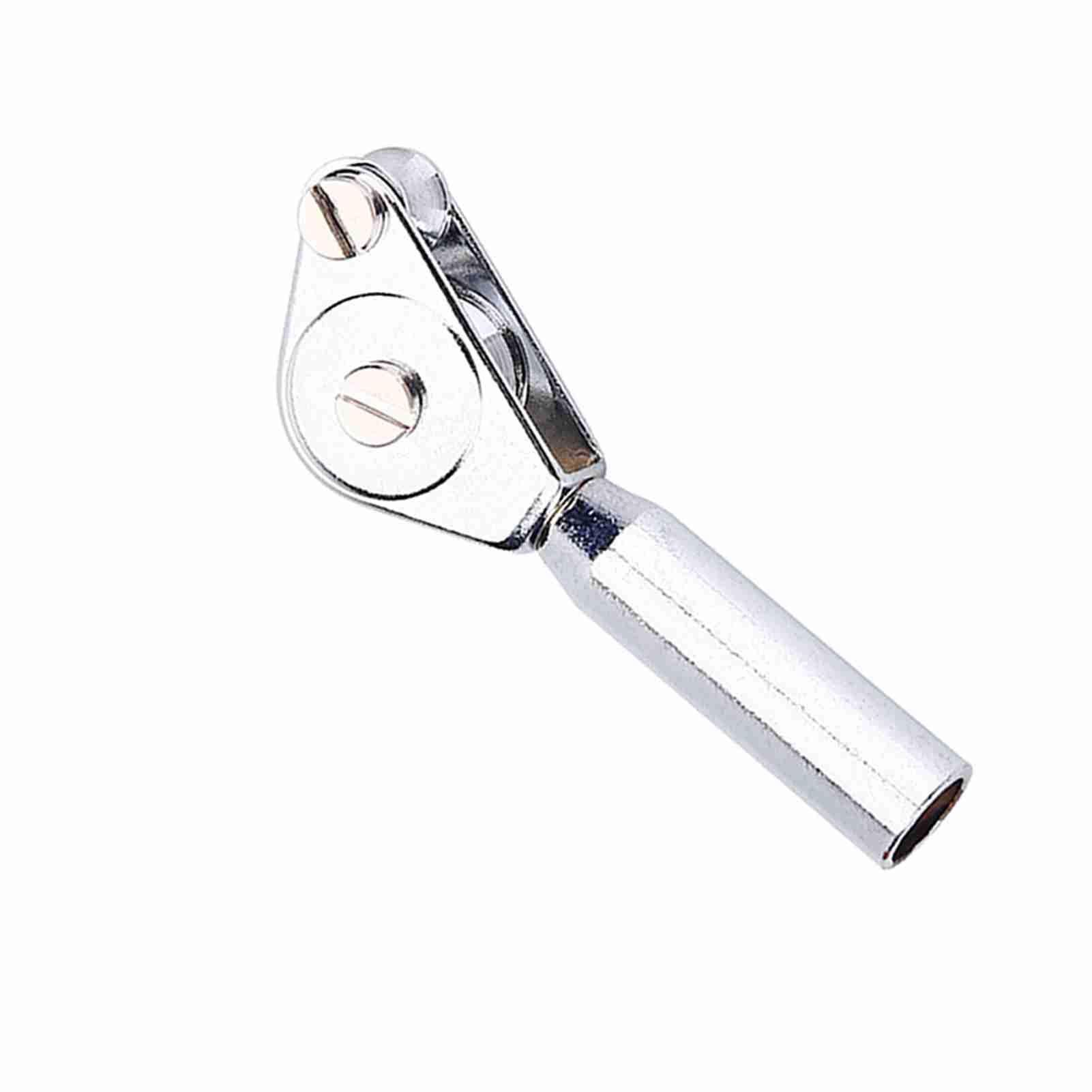 Naroote Roller Rod Tip Guide, Fishing Rod Tip Repair Stainless Steel Roller Guide Practical Fishing Connectors Sea Boat Trolling Tackle Accessory (6#)