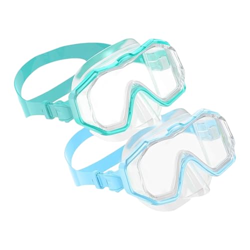 Lunettes de natation pour adolescents lot de 2 paires étanches entraînement plongée