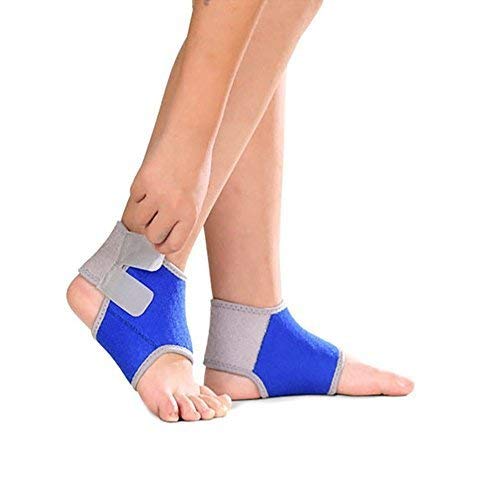 1 Pair Attelle Cheville Sport Enfant Protection Chevillere Entorse Tendinite Support Soutien Bandage Cheville Protège-pieds Récupération Blessures pour Exercices Basketball Football Cyclisme Course