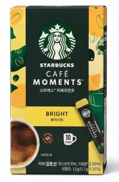 Starbucks Café Moments Bright Instant Coffee, Each 12g X 10 Sticks, (Product Of Korea) From DECADENT-picture-14