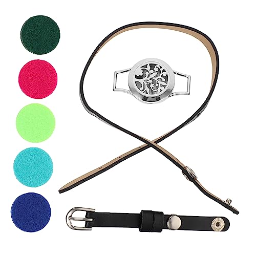 FRCOLOR 1 Juego Brazalete de Aroma de Inoxidable con Difusor de Fragancia Mujeres Accesorio de Perfume y Único