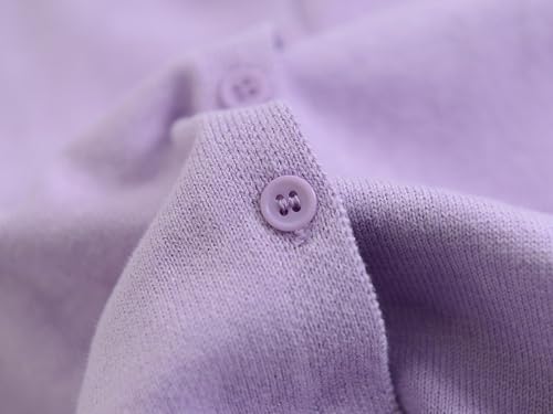 Image of ACESTAR Boys Girls Cardigan Sweater Cotton School Uniforms Solid Kids Long Sleeve Button Down Sweaters Knit Tops, 3T-12Years