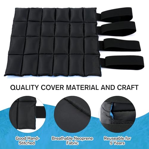 image for LUFFWELL Horse Leg Wraps Set of 2, Horse Ice Leg Boots Perfect for Equ