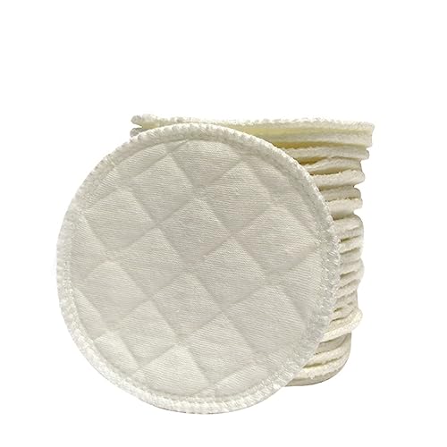ERINGOGO Breastmilk Pads for Breastfeeding 12pcs Reusable Washable Breast Pads Nursing Bra Inserts Comfortable Cotton
