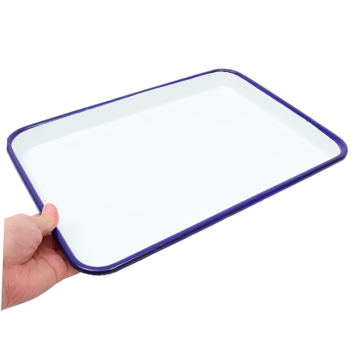 FUNOMOCYA Square Plate Large Baking Dish Roasting Pan Oven Tray Look for Kitchen Restaurant