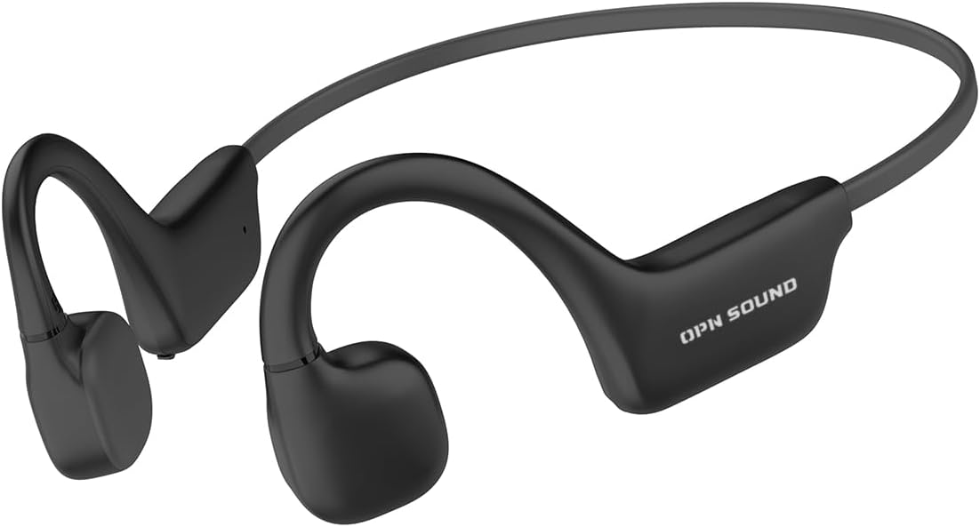 OPN Sound Osso - Bluetooth Bone Conduction Headphones with Microphone - Flexible Open Ear Design