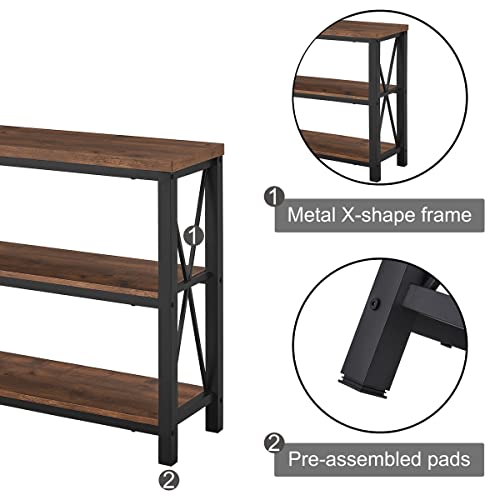 Bon Augure BNG-ST1811-R Rustic Console Table Behind Couch thumb #5