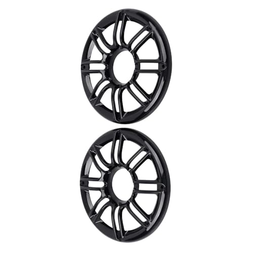 RAGBUSCLE Speaker Grill Cover 2PCS Rear Speaker Trim Grille Fairing Cover 1998-2013 Compatible with Harley Touring Electra Glide Black