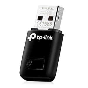 TP-Link 300Mbps Mini Wireless N USB WiFi Adapter, ideal for smooth HD video, voice streaming and online gaming,USB 2.0…