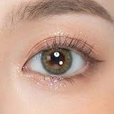 Pfirsich grau + Behälter | Sehr stark deckende natürliche Grey Kontaktlinsen farbig | farbige Jahreslinsen aus Silikon Hydrogel | 1 Paar (2 Stück) | DIA 14.50 | ohne Stärke