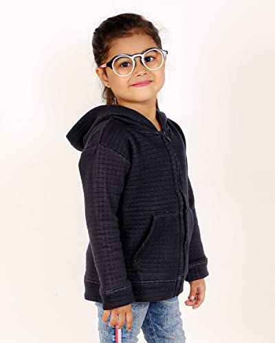 Image of The Mom Store Winter Jackets for Kids | Cute Sweatshirt and Cool Hoodies for Baby Boy and Baby Girls | with Zippers | Hoodie Cap