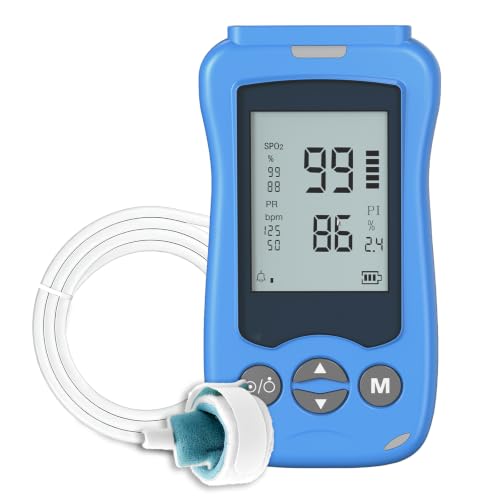 YOUYME Portable Handheld Pulse Oximeter Blue