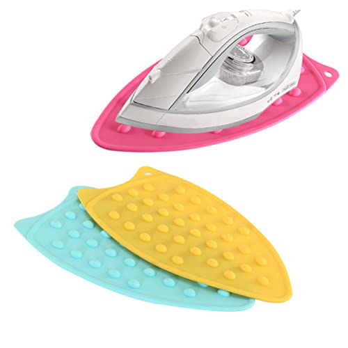 CIYODO 2 Pçs Dobrável Tábua De Engomar Tapete De Lã De Silicone Rolos De Cabelo Mini Almofada De Eng
