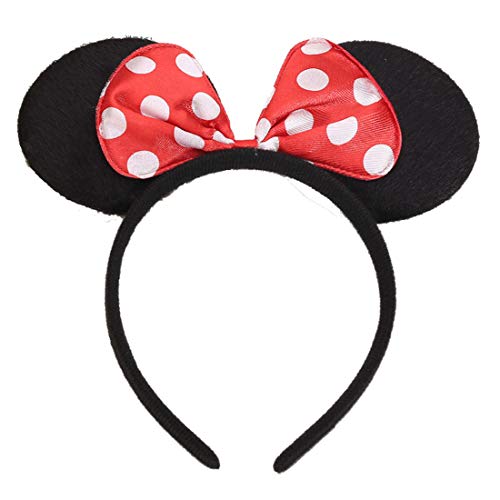 NiuZaiz 1pc Red Mouse Ears Headband for Christmas Parties and Birthday Costume Party Favors (Red) NiuZaiz 1pc Red Mouse Ears Headband for Christmas Parties and Birthday Costume Party Favors (Red)