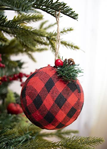 Burlap Christmas Hanging Ornaments, Farmhouse Rustic Christma Decorations, Natural Jute Ball Ornaments For Xmas Holiday Party Home Decor 12Pcs #TOP2