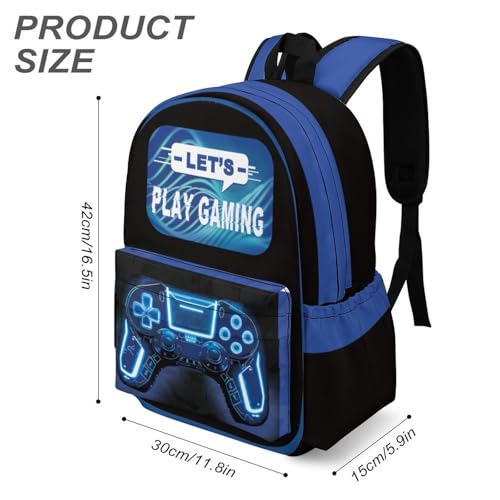 Gaming Backpack 17 Inch Oxford Cloth Casual Fashion Daily Commuter Backpack3