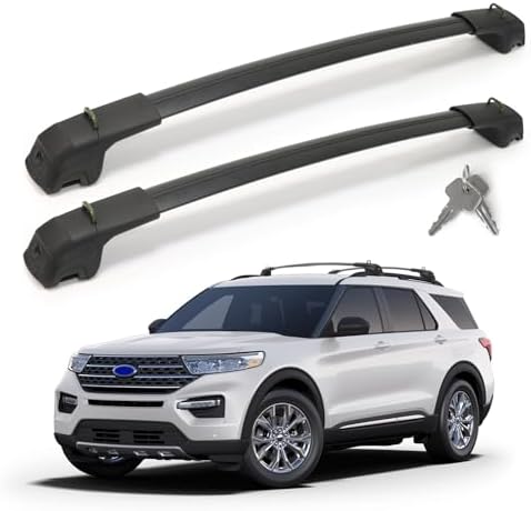 360LBS T-Slot Roof Rack Cross Bars Compatible with Ford Explorer ...