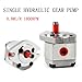 Mini High Pressure Hydraulic Gear Pump, Flat Keyed Shaft SAE Flange Mounting, 21MPa 1800RPM Aluminum Alloy Hydraulic-Pump, for Log Splitters, Snowplows & Industrial Hydraulic Systems