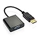 DisplayPort to VGA Adapter, DP to VGA Converter Display Port Male to VGA Female Converter Cable Adapter for Computer PC Desktop Laptop Projector