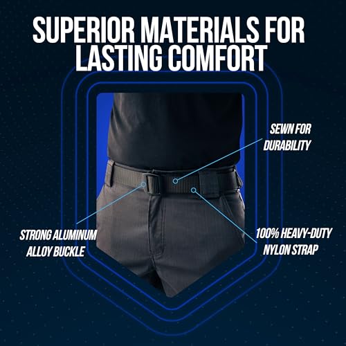 Shirt Stay Plus- Tactical Belt for Men Police and Military - Professional Grade Heavy Duty Tactical Gear3