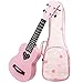 Ukeleles Niños Juguete, Guitarra Hawaiana con Bolsa Flores Cerezo 10 Cm,Correa,selector, Cono Fijo Y Juego Cuerdas para Principiantes,Estudiantes,músicos Profesionales (Color : Pink, Size : 21inch)