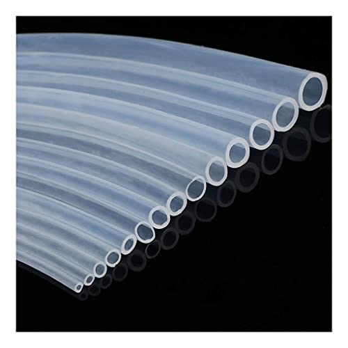 1PCS Food Grade Clear Transparent Silicone Rubber Hose, 4 5 6 7 8 9 10 11 12 14 16mm Out Diameter Flexible Silicone Tube (Color : 3x6mm, Length : 5meter)