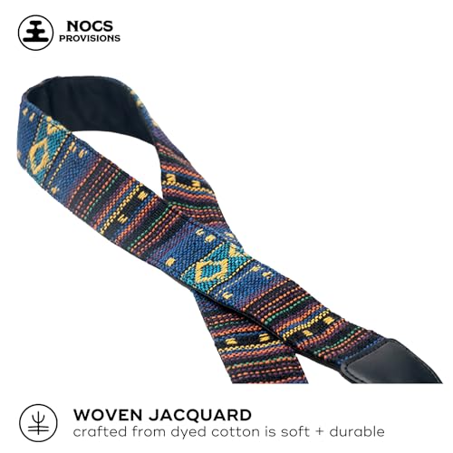 Image of Nocs Provisions Woven Tapestry Strap, Binocular & Camera Reinforced Universal Wide Shoulder & Neck Strap for Men & Women
