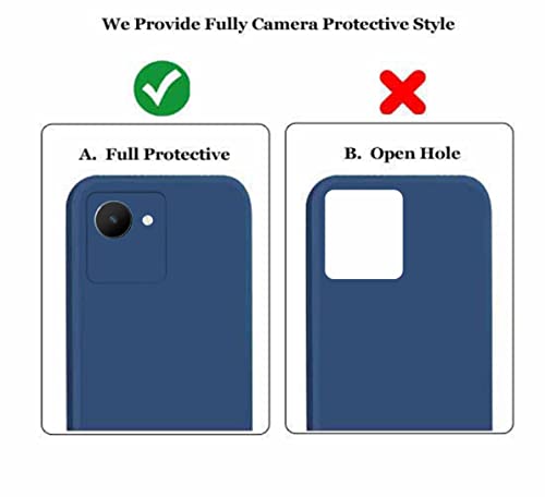 Image of A rtistque Back Cover Case for Realme C30 / Narzo 50i Prime with Camera Protection | Shockproof TPU | Stylish Protective Design | Realme C30 / Realme Narzo 50i Prime Back Cover - Blue