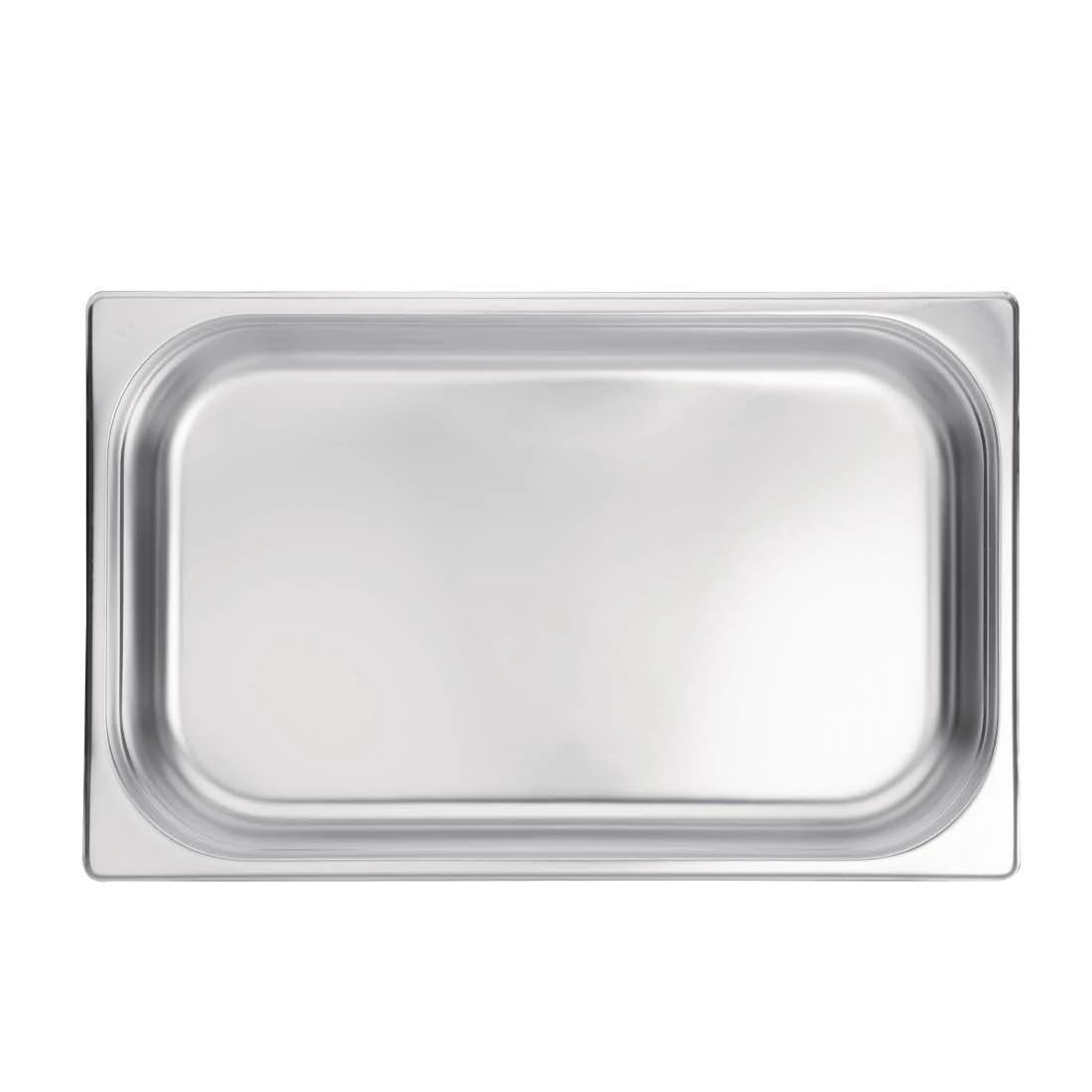 Vogue k923 1/1 Gastronorm sartén de acero inoxidable, 100 mm)