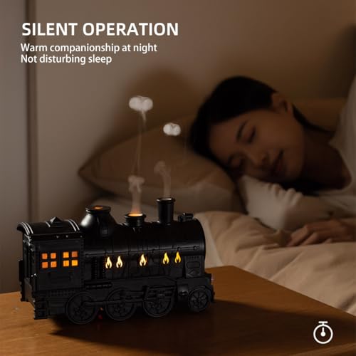 Difusor aromático eléctrico vintage diseño tren 300ml miniatura 3