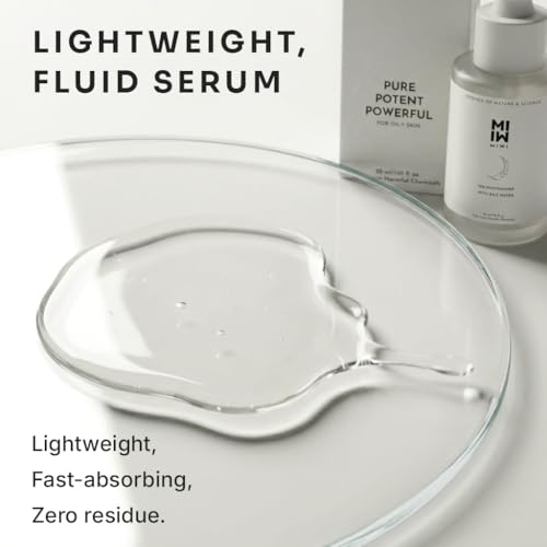 Image of MIWI 10% Niacinamide Serum for oily skin with Rice water and Hyaluronic Acid | For Dry skin, Acne Marks Reduction and Serum for Glowing skin | Face serum for women and men | for All Skin Types