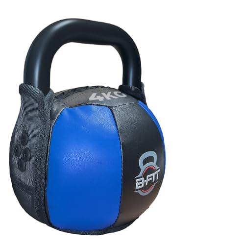 Image of B Fit Leather Premium Kettlebell 4 Kg