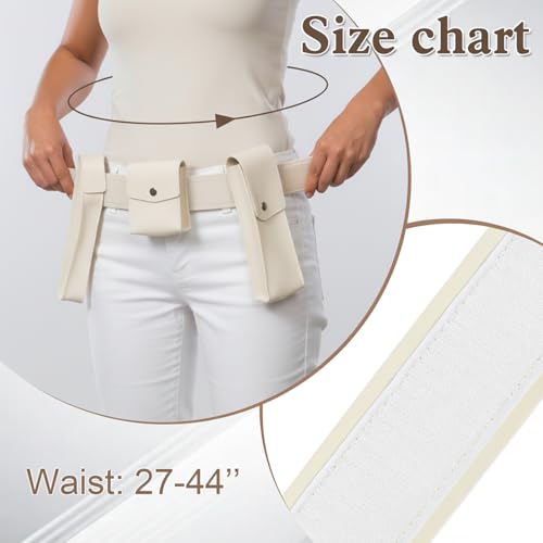 3 Pcs Halloween Queen Costume women Accessories Include Cream Adjustable Holster Belt and Open Silver Cuff Bracelet for Women costumes party3