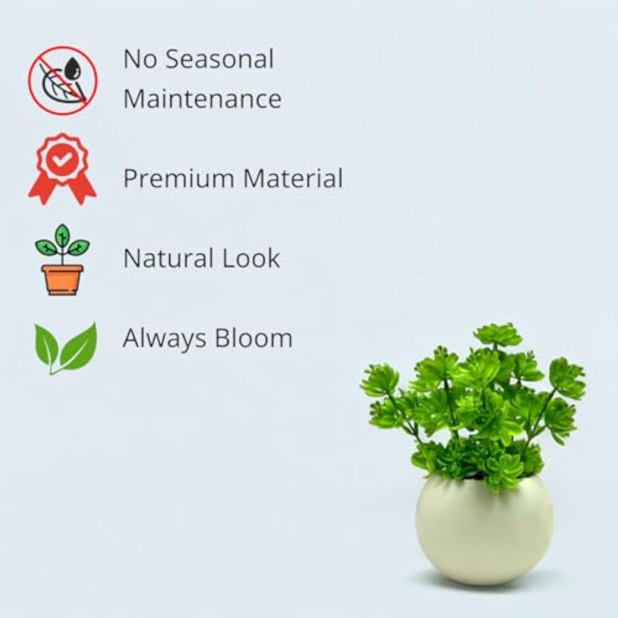 Luxury Artificial Green Bonsai Tree with Pot