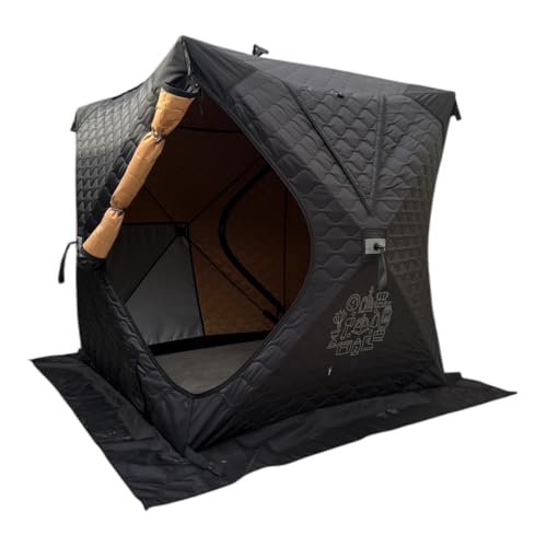 AMBER SAUNA TENT MINI２(サウナテントミニ２） HxGN BLACK １人～２人用 テント単品（Amazon）
