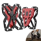 EFEALL Pedal Converters Compatible with Peloton Bike & Bike+, Pedal Replacement for Regular Shoes, Non-Slip Widen Pedals for Original Bike, Convert Peloton Bike Pedal to Platform Pedal