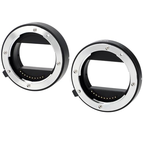 Automatik-Makro-Zwischenringe Extension Tube Kompatibel mit Sony E-Mount Kameras MK-S-AF3A