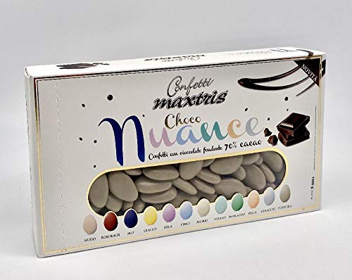 Dragées Maxtris Choco Nuance Couleur Taupe Chocolat Noir 1 KG Cover