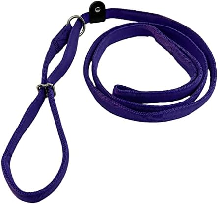 UniWalker Figure of 8 Training Lead For Dogs That Pull. Soft, Padded.& Comfortable. 3 Leads in 1. Purple