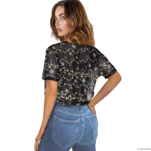 Image of Womens Short Sleeve Bolero Shrug Open Front Knit Cropped Cardigan Shoulder Cover for Dress Cute Casual Knit Cover Up