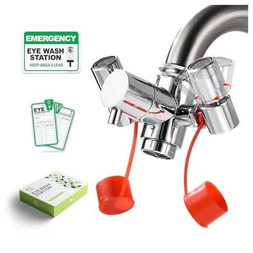 Emergency Eye Wash Station Attachment