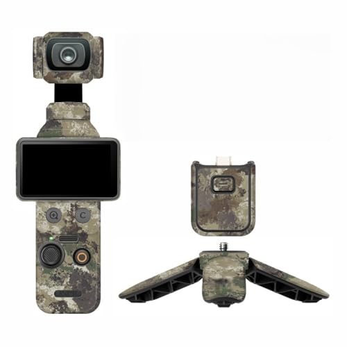 For DJI POCKET 4 �J�����p�h�o�ی�X�e�b�J�[ �v���e�N�e�B�u�X�L���A�X�L���f�J�[���X�e�b�J�[ �X�L���J�o�[ �v���e�N�^�[ ���h�~�E�����h�~�E�ϐF�h�~�ی�t�B���� �Ϗ����E�ϖ��Ր��A�ȒP�����E�c�����Ȃ�For DJI Osmo Pocket 