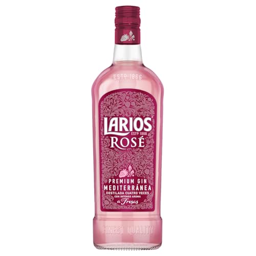 Larios Rosé Ginebra Mediterránea Premium, 37.5%, 700ml