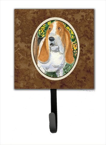 4.25 x 6 in. Basset Hound Leash Or Key Hook