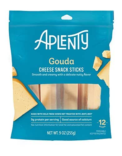 Amazon Brand, Aplenty Gouda Cheese Snack Sticks, 9 Oz