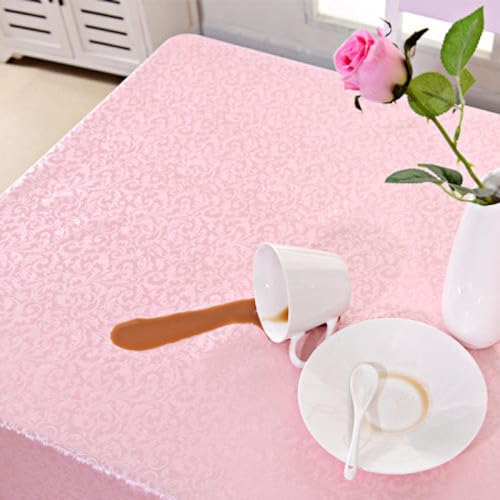 Nappe cirée imperméable haut de gamme résistante marron 140x140