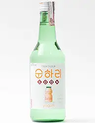 Soju Bebida Alcoólica Coreana Sabor Iogurte 360ml